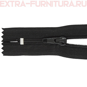 Молния Спираль неразъёмная Т5, дл.18см цв. черный, класс А 