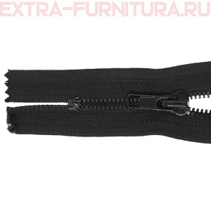 Молния Трактор Т5 1 замок, дл.16 см, цв.черный, усил. звено (кл.А) н/р