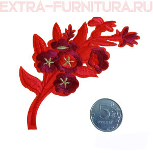 Термоаппликация MAGIC HOBBY MG-R1731.2 цв. 2 Веточка красная *