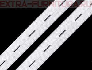 Резинка перфорированная 20 мм, белый (уп.25м*20 уп.)