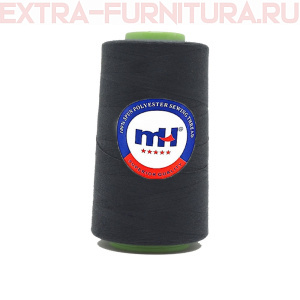 Нитки МН 40/2 п/э  5000 ярдов №348 т.серый
