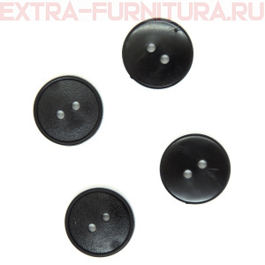 Пуговицы 20/2 черные, ПС-3,"Шагрень", упаковка 1000 шт.