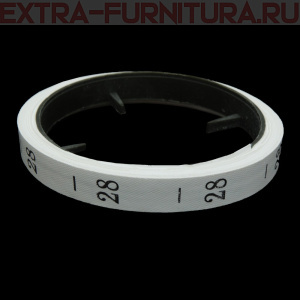 Размерник р-р 28, цв. белый, рул. 300 шт.