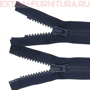 Молния Трактор Т8 2 замка 70см, цв.330 синий темный, LOGO