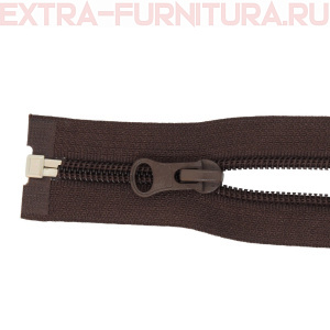 Молния Спираль разъемная дл. 55см, Т5, цв.304 коричневый LOGO
