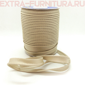 Кант атласный 12 мм, 72 ярда, цв. 307 бежевый А
