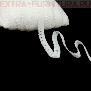 Резинка ажурная 12мм, арт.TBY-102 цв.молочный (уп.100м)