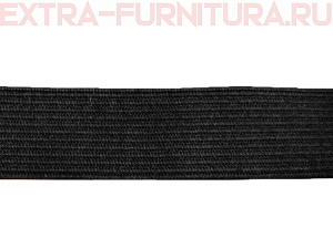 Резинка вязаная, 30мм, цв.черный (уп.-50м, 10уп./40уп.) "М"