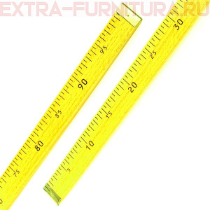 Метр деревянный арт.КР-1 клеймо, уп.1шт