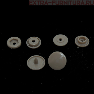 Кнопка NEWSTAR пластиковая 12,5мм, цв.294 капучино (уп.1000шт.)