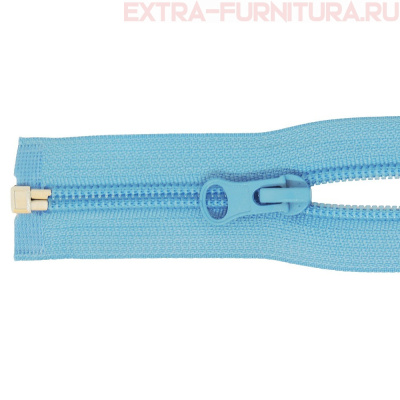 Молния Спираль разъемная дл. 70см, Т5, цв.331 голубой LOGO