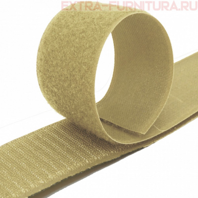 Лента контакт 100мм цв.бежевый 068 (25м)