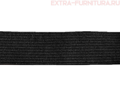 Резинка вязаная, 35мм, цв.черный (уп.-50м, 9уп./36уп.) "М"