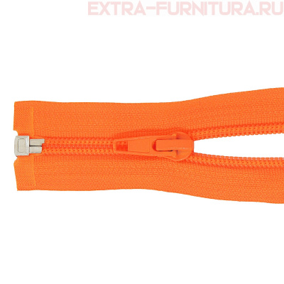 Молния Спираль разъемная Т5, дл. 60см, цв.02 неон-оранжевый